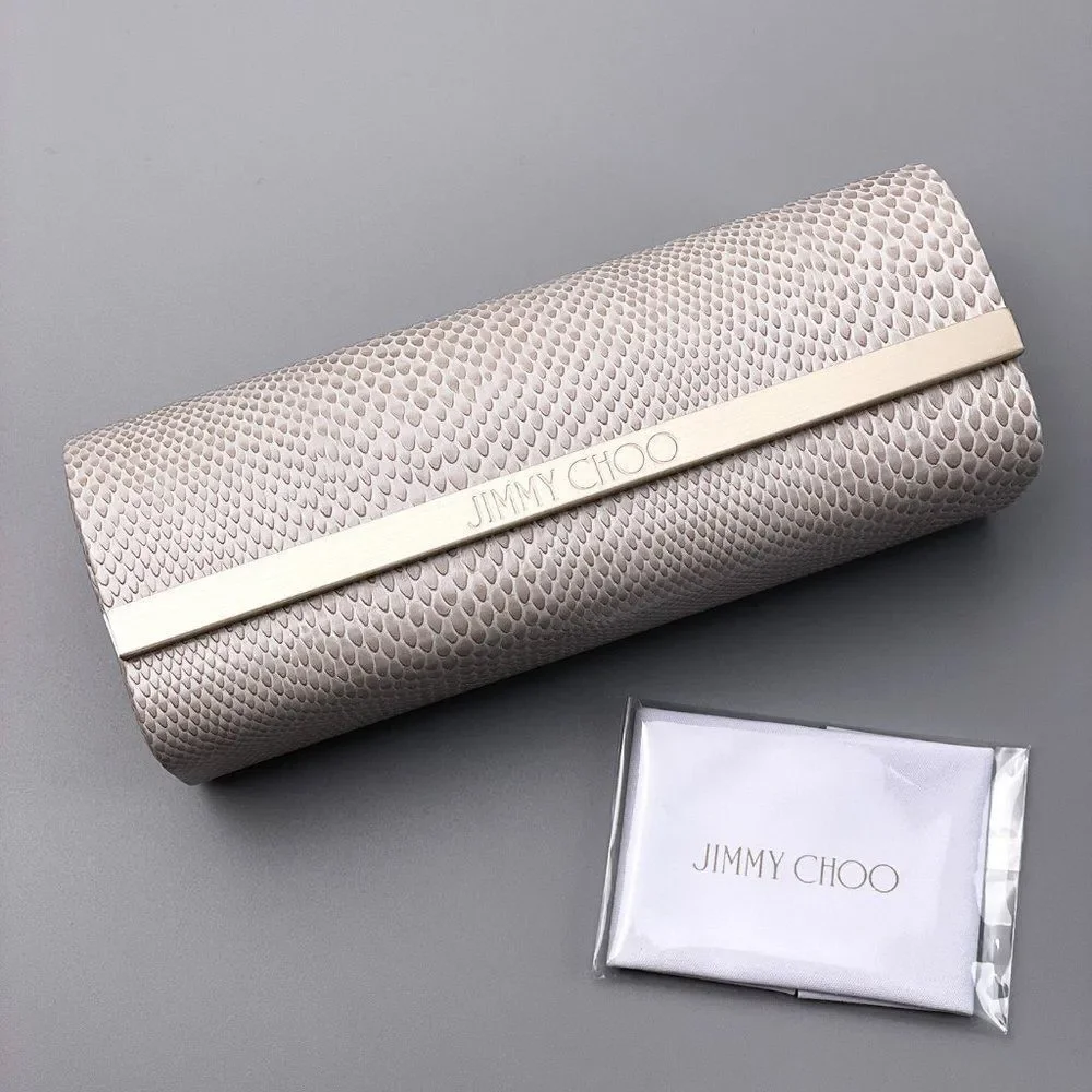 🔥 Jimmy Choo VITA/S SZJ Sunglasses Ivory Burgundy Rectangle Women